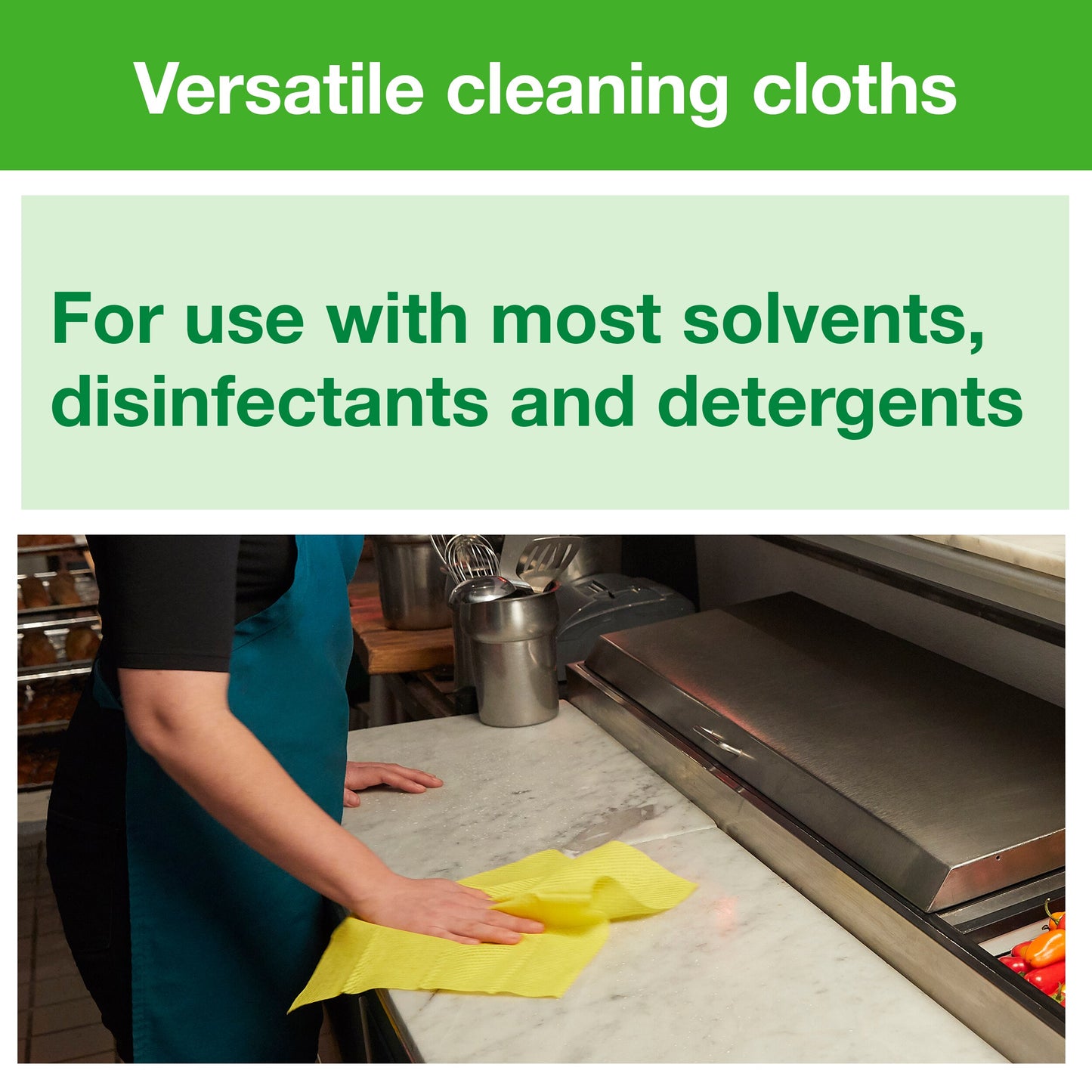 Tork Long-Lasting Cleaning Cloth Yellow W8