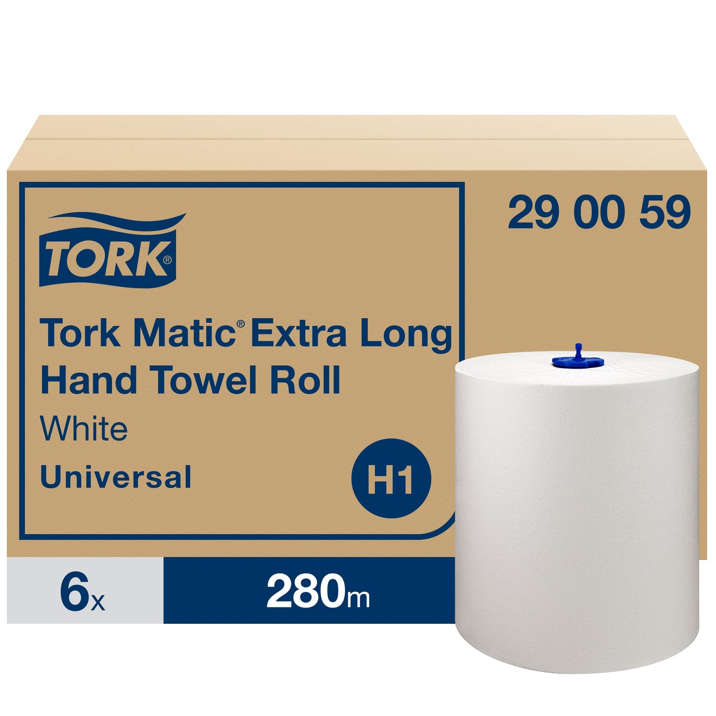 Tork Matic Extra Long Paper Hand Towels White H1