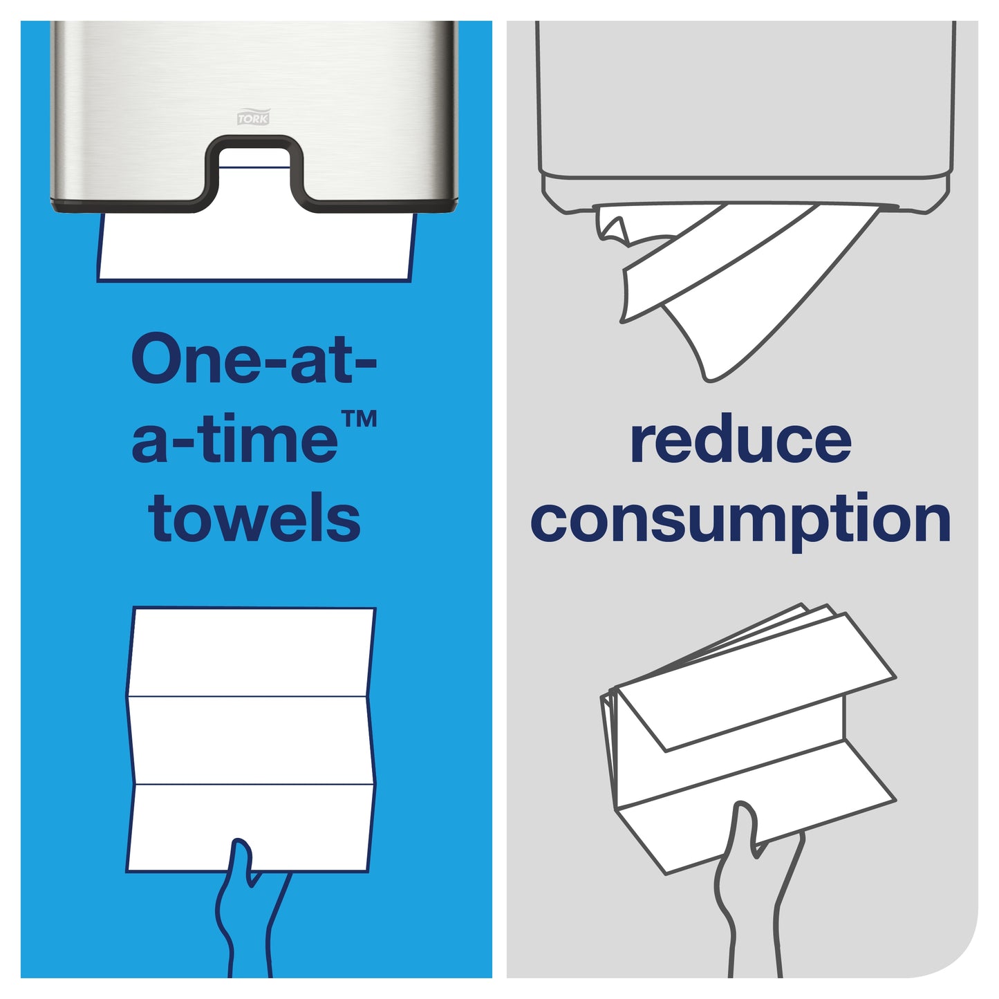 Tork Xpress Multifold Hand Towel Dispenser Stainless Steel H2