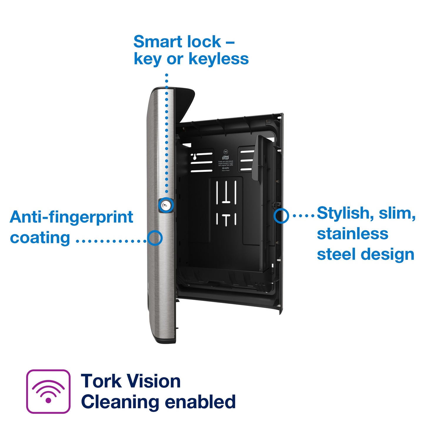 Tork Xpress Multifold Hand Towel Dispenser Stainless Steel H2