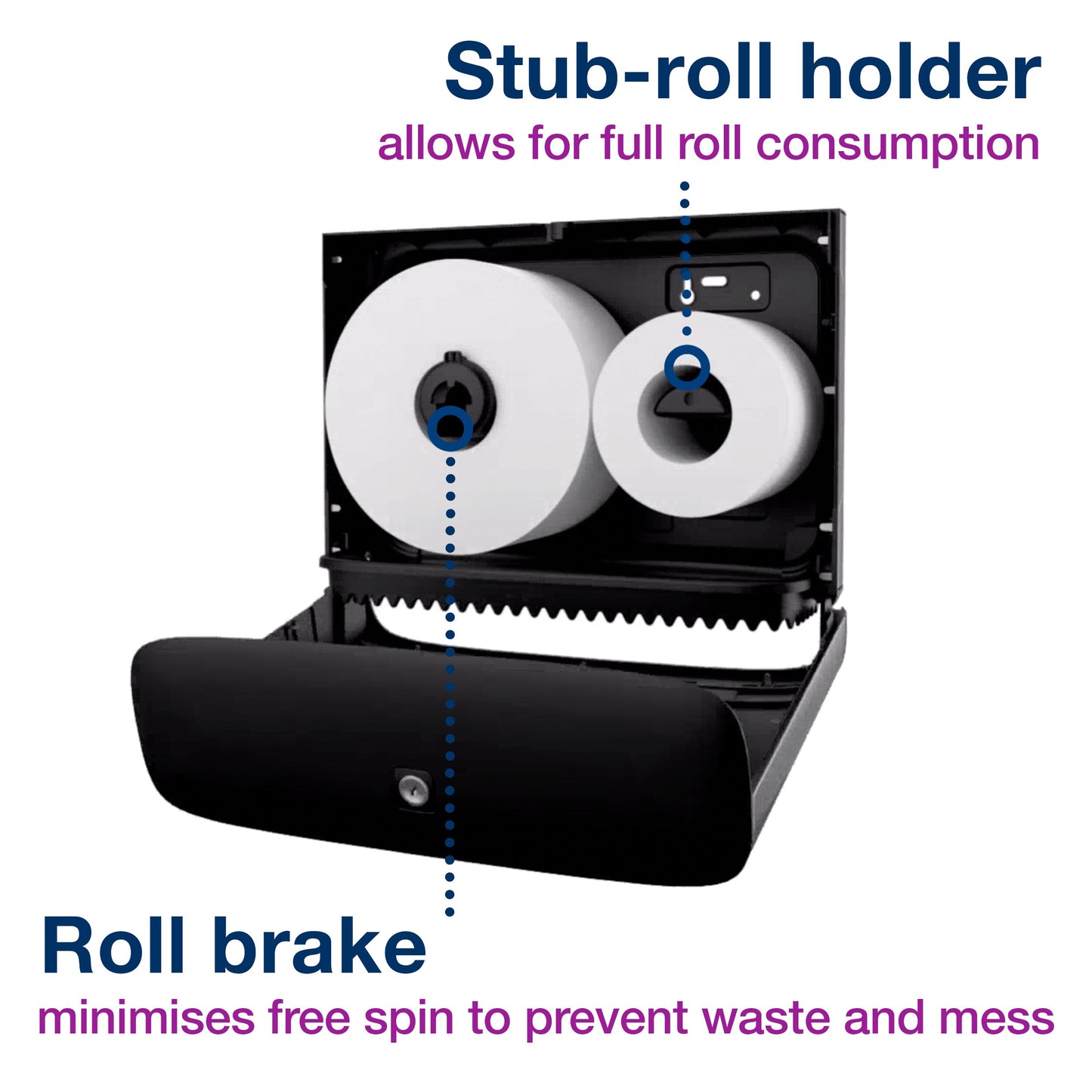 Tork Mini Jumbo Toilet Roll Dispenser Stainless Steel T2