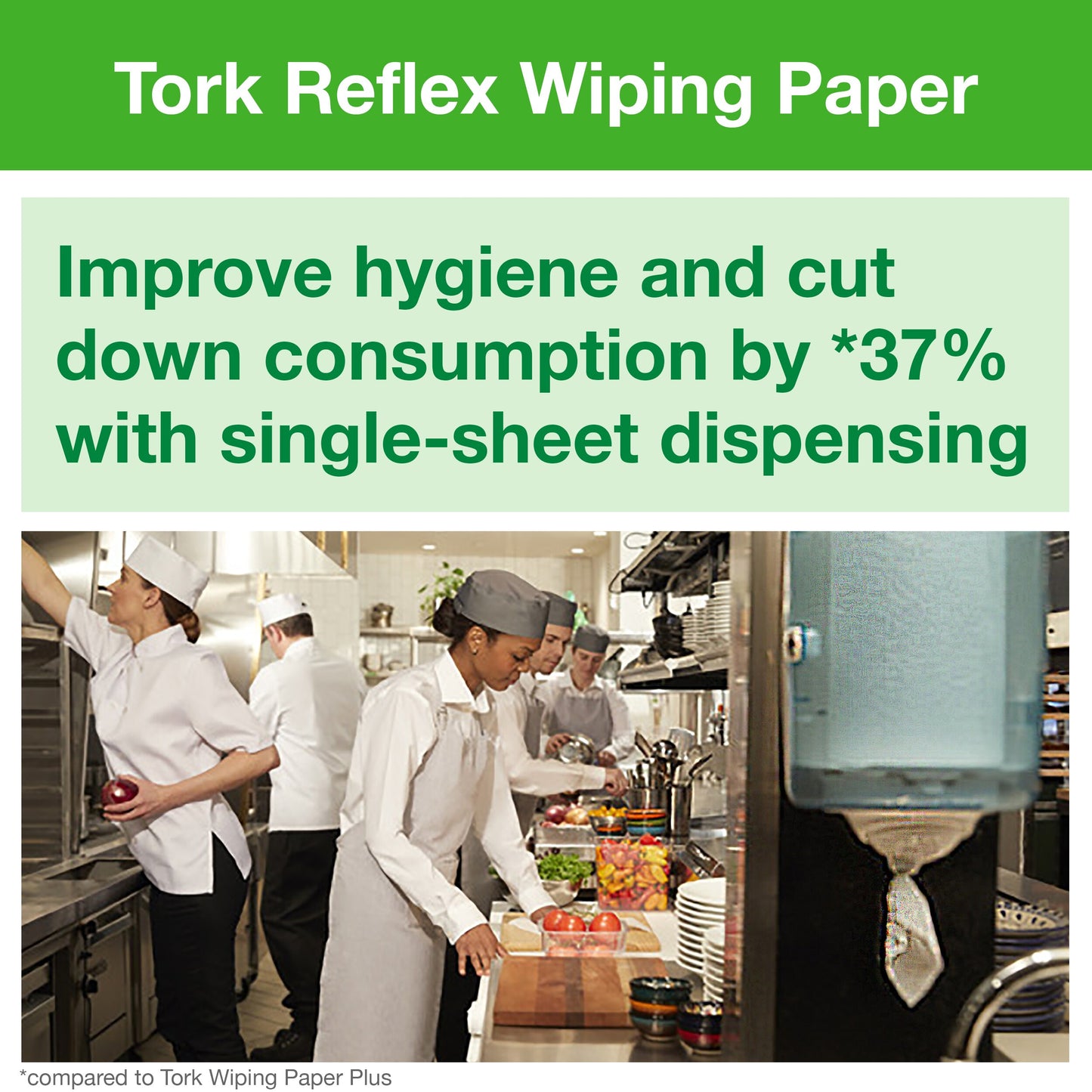 Tork Reflex Wiping Paper Towel White M4