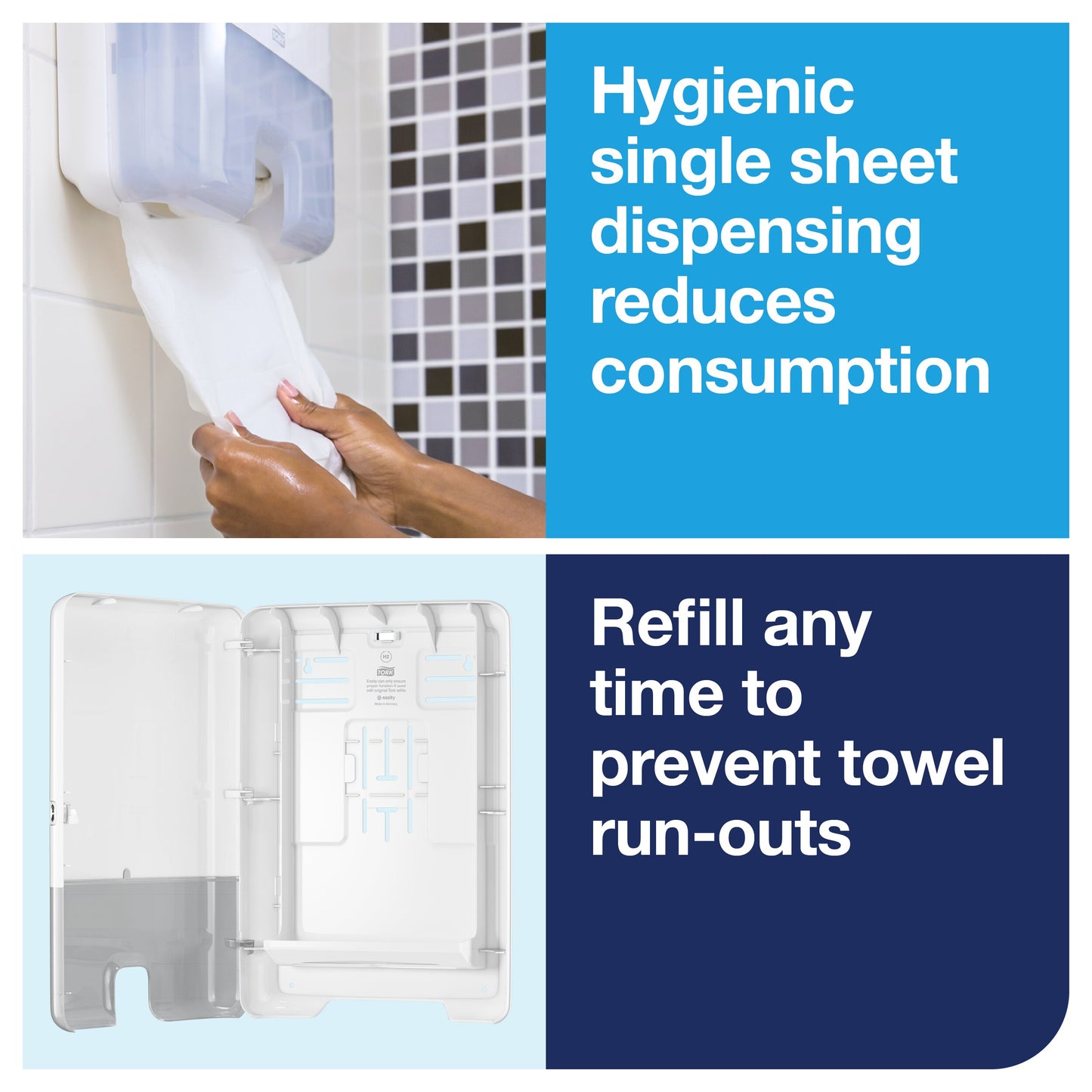 Tork Xpress Multifold Hand Towel Dispenser White H2