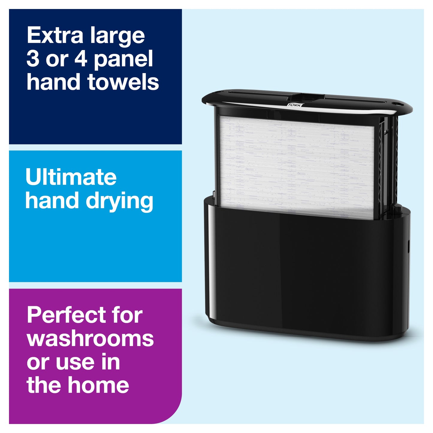 Tork Xpress Countertop Multifold Hand Towel Dispenser Black H2
