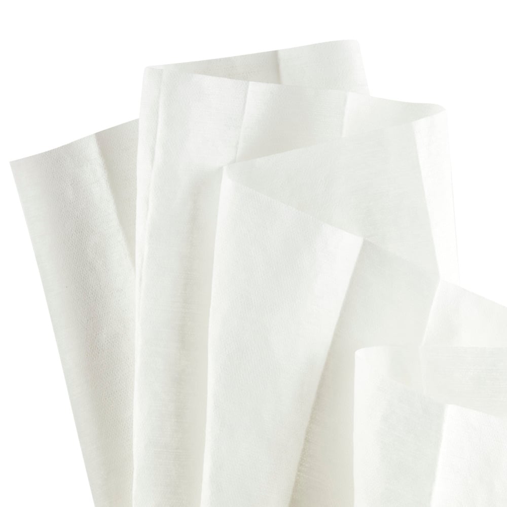 WypAll X60 General Clean Cloths 6035 - White Cloths - 1 BRAG Box x 200 White Cleaning Cloths