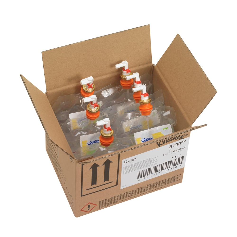 KIMBERLY-CLARK KLEENEX Botanics Aircare Fragrance Refill, Fresh, 6x300ml (Code 6190)