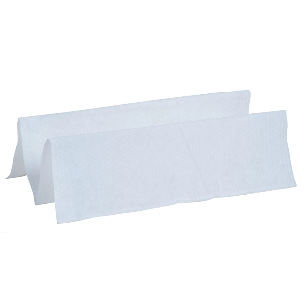 WypAll X80 Power Clean Cleaning Cloths 8388 - Reusable Cloths - 4 Packs x 50 Quarterfold, White, Absorbent Cloths (200 Total)