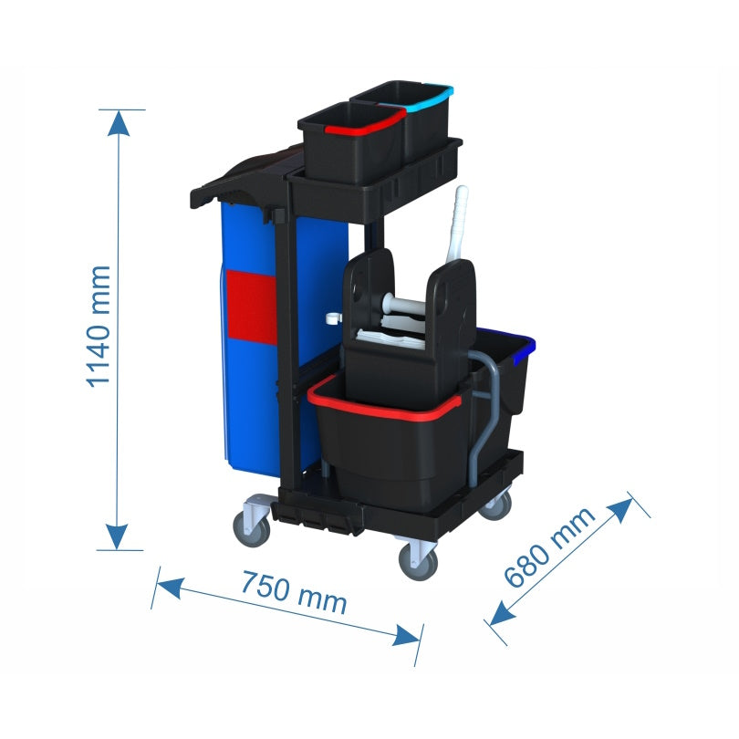 Arcora Ecoblack 100 Janitorial Trolley