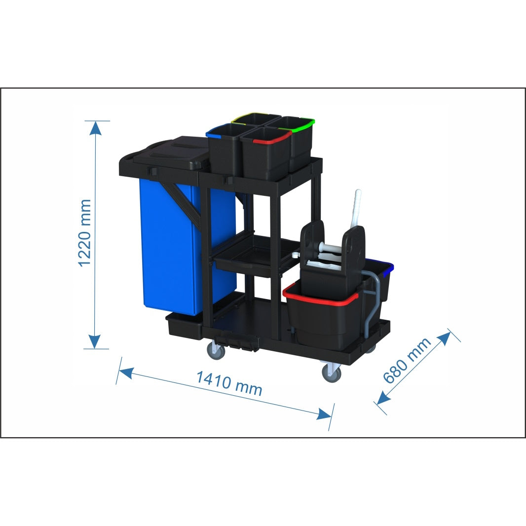 Arcora Ecoblack 440 Janitorial Trolley