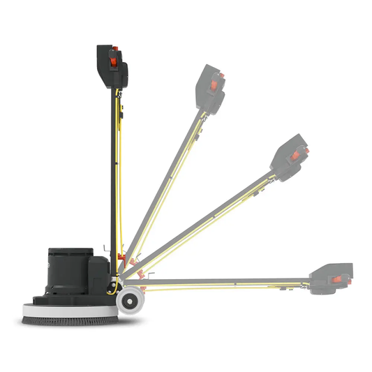 Numatic HFM1515R Standard Speed Scrubber/Polisher (150rpm) with 400mm Pad Drive