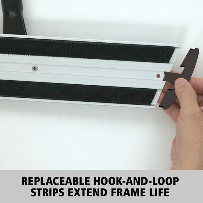 Rubbermaid HYGEN Quick-Connect Aluminium Mop Frame with Velcro 40cm