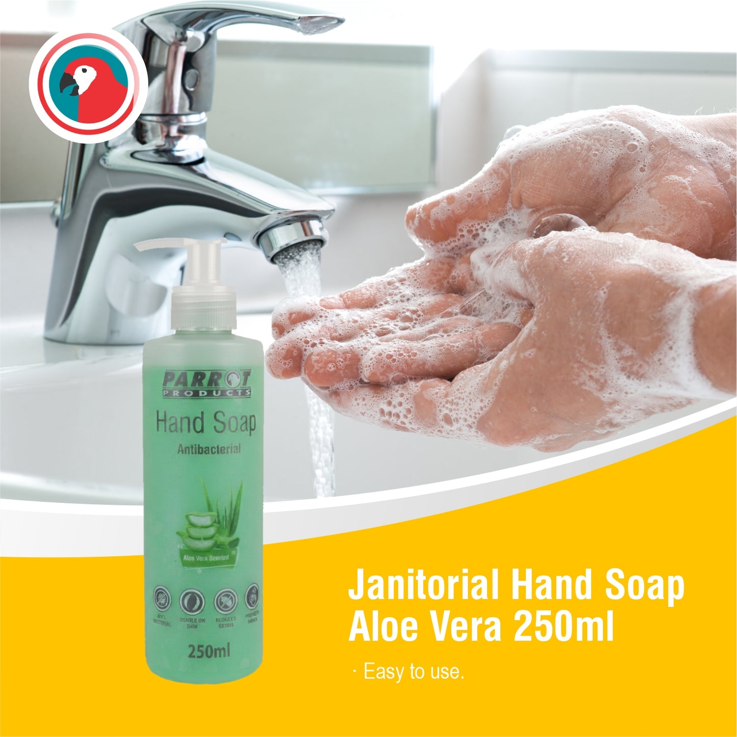 Parrot Antibacterial Hand Soap Aloe Vera