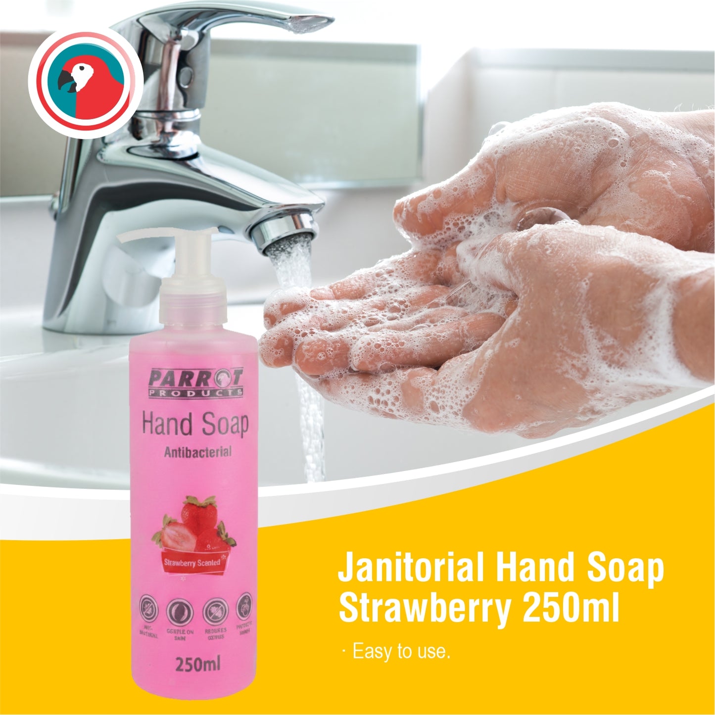 Parrot Antibacterial Hand Soap Strawberry
