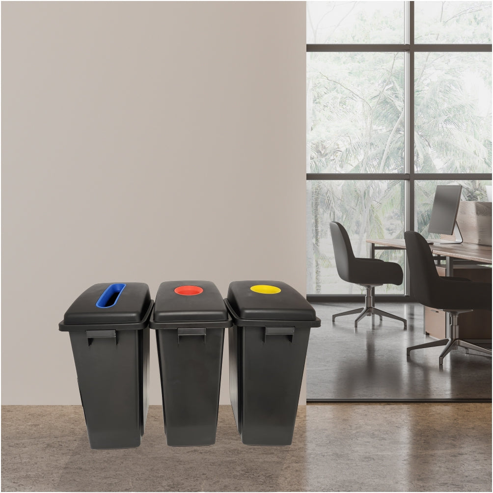 Parrot Bin Recycling Set of 3 - Plastic (JA0805)