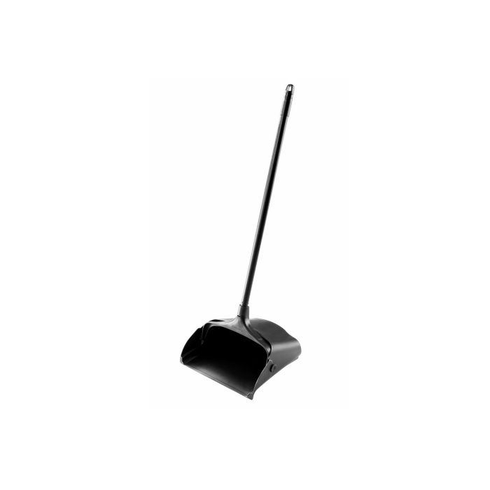 Rubbermaid Lobby Pro Dustpan with long Handle, Black