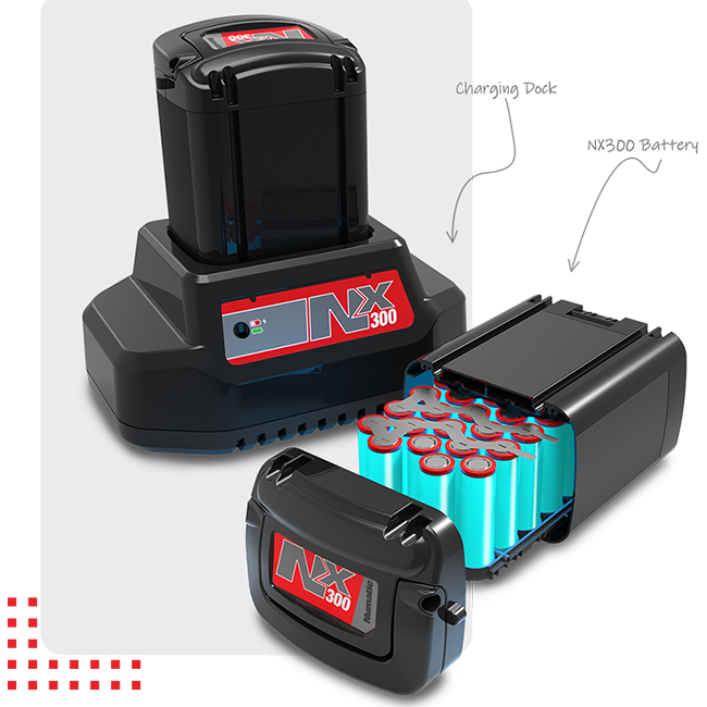 Numatic TTB3045NXR Scrubber Dryer (Battery)