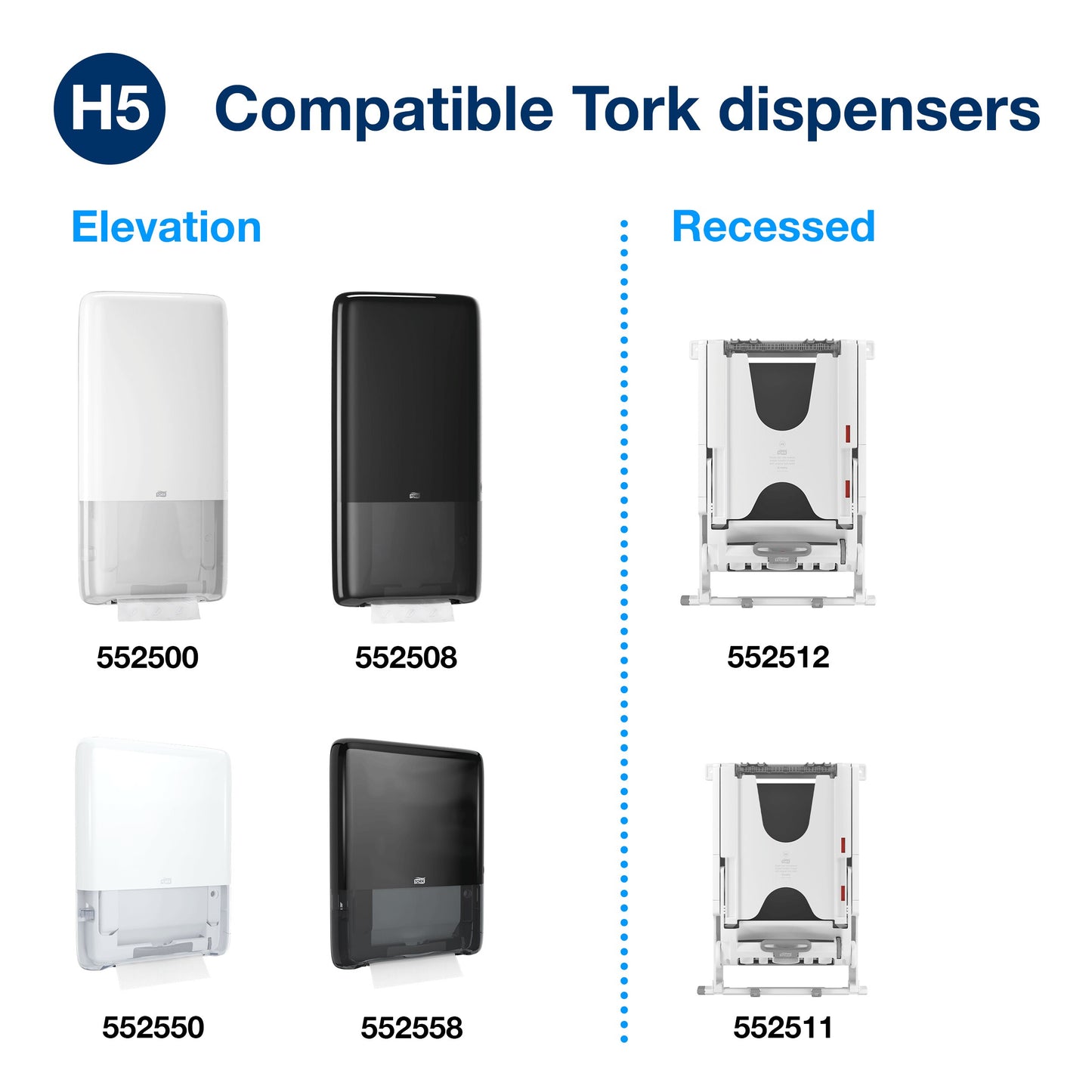 Tork PeakServe Continuous Paper Hand Towels White H5