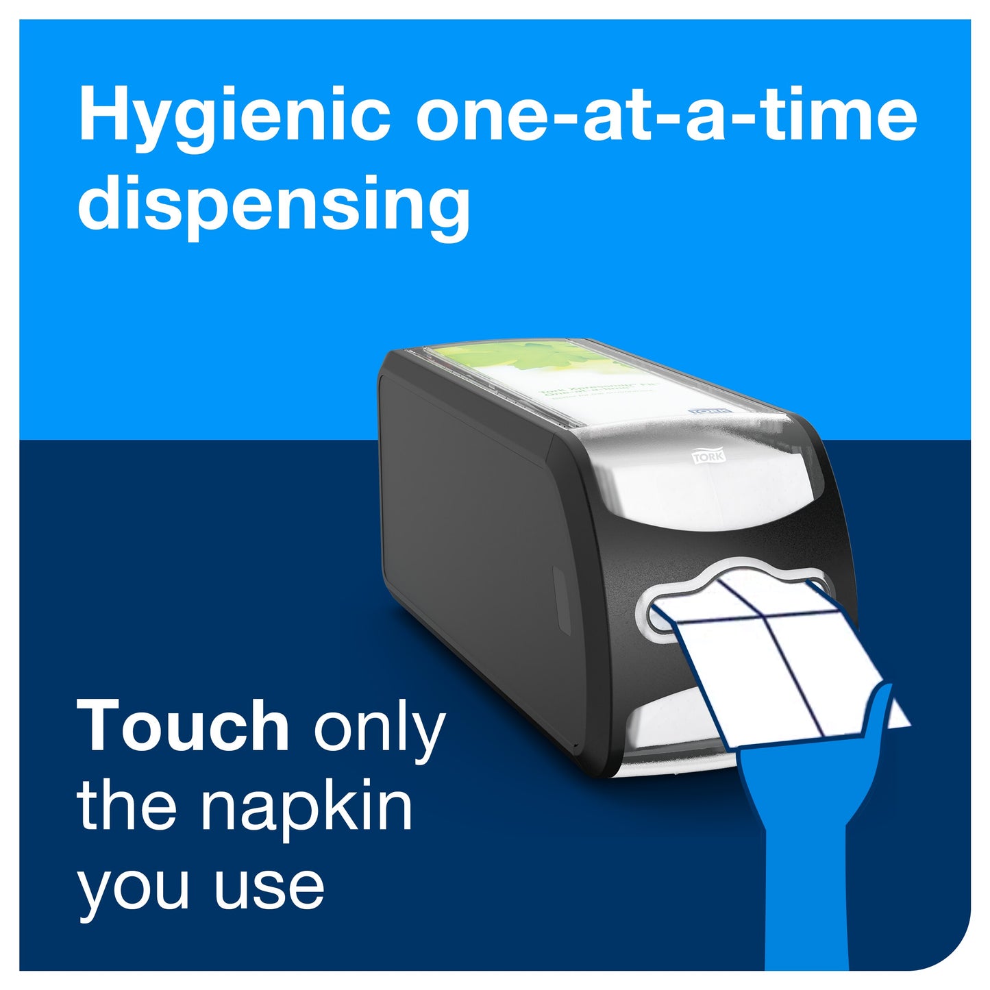 Tork Xpressnap Fit Counter Napkin Dispenser Black N14