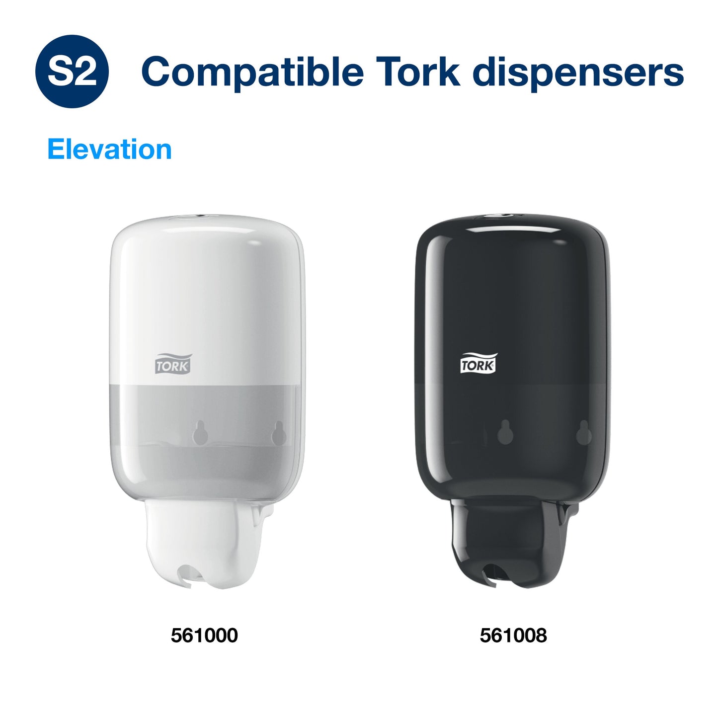 Tork Toilet Seat Cleaner for More Hygiene, S2 Dispensers, Premium Quality, 8 x 475ml