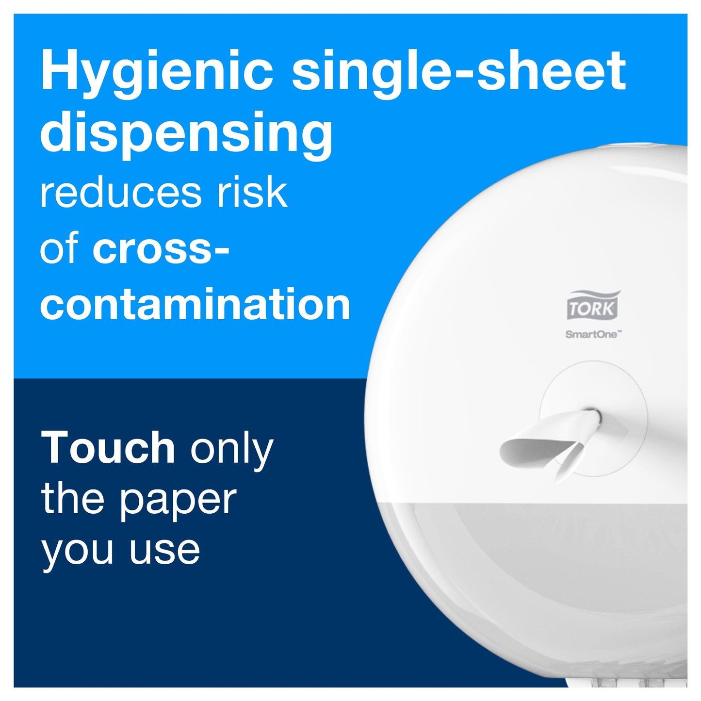 Tork SmartOne Toilet Roll Dispenser Black T8