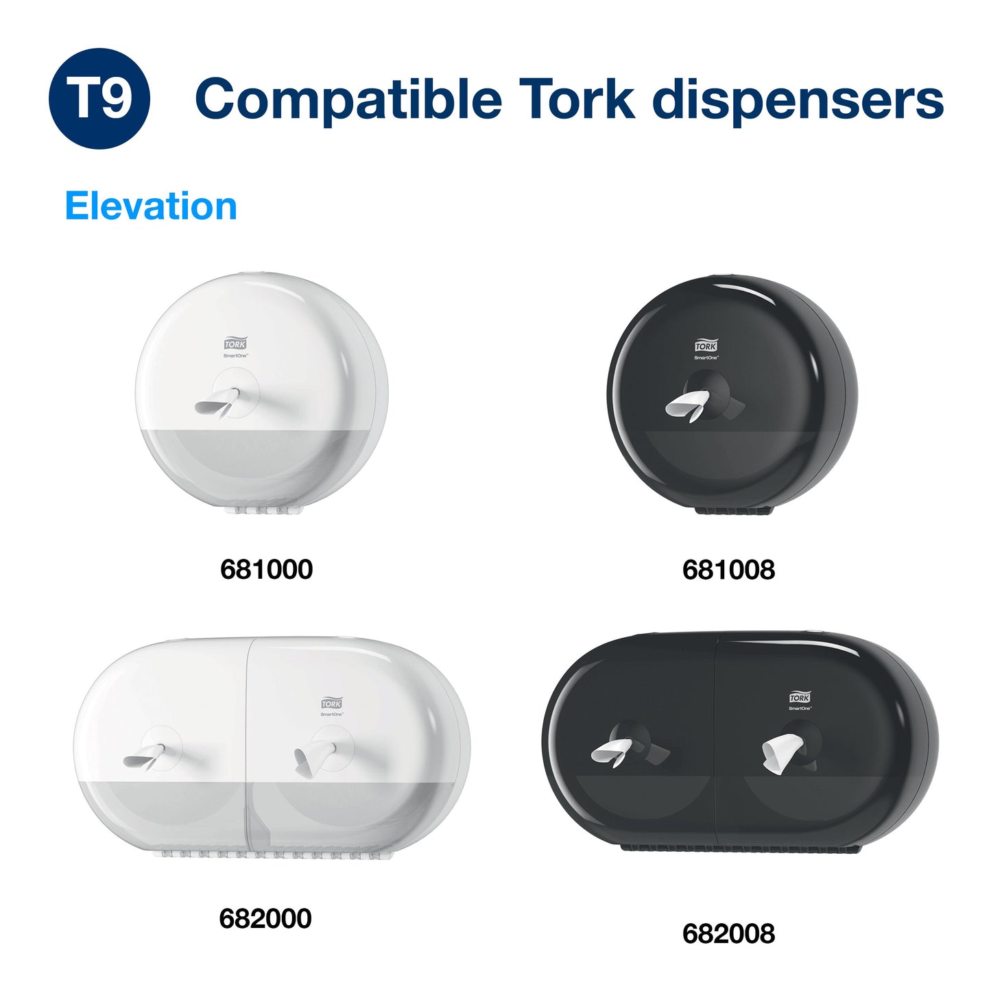 Tork SmartOne Mini Toilet Roll White T9