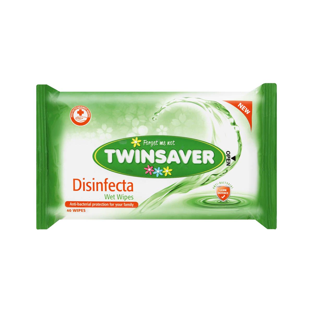 Twinsaver Disinfecta Wet Wipes 40's (20 Packs of 40) (Code 43035)