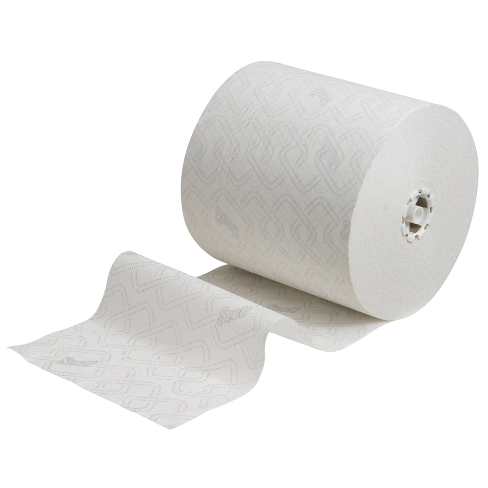 KIMBERLY-CLARK SCOTT ESSENTIAL Hand Towels - Roll / White (Pack of 6 Rolls) (Code 6691)