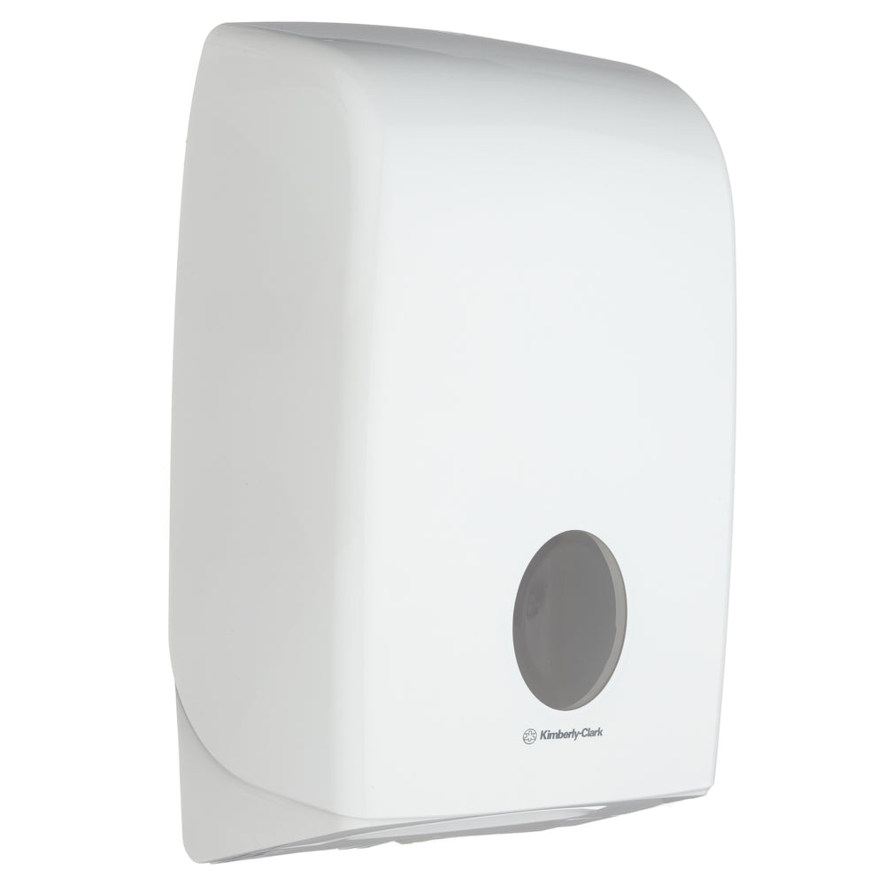 KIMBERLY-CLARK AQUARIUS Folded Towel Dispenser - White (Code 6945)