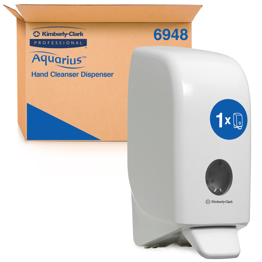 KIMBERLY-CLARK AQUARIUS Hand Cleanser Dispenser - Cassette / White / 1L (Code 6948)