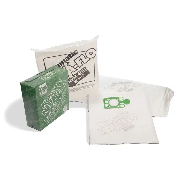 Numatic Vacuum Filter Bags - NVM-4BH HEPAFLO (Pack of 10)
