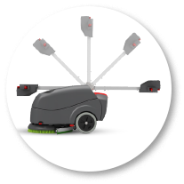 Numatic TTB1840NXR Scrubber Dryer (Battery)