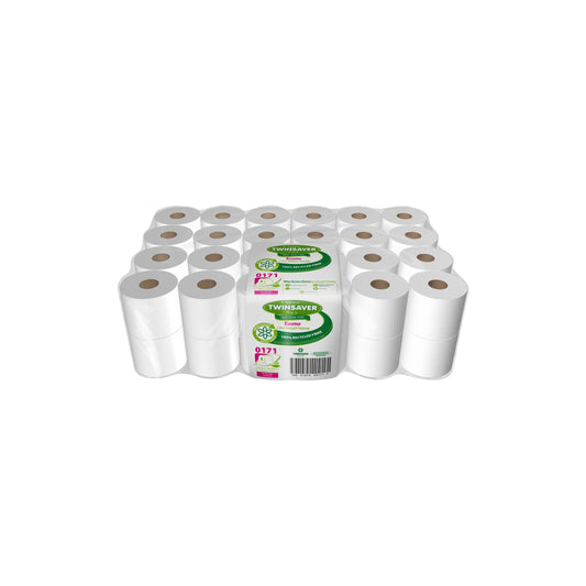 Twinsaver 1 Ply Toilet Paper Econo (Pack of 48 Rolls) (Code 0171)
