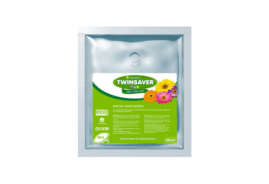 Twinsaver Waterless Foam Hand Sanitiser (6 x 600ml) (Code 0912)