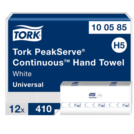 Tork PeakServe Continuous Paper Hand Towels White H5