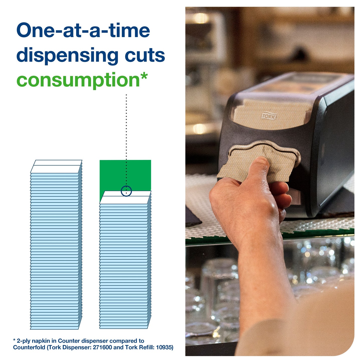 Tork Xpressnap Fit Natural Dispenser Napkin N14
