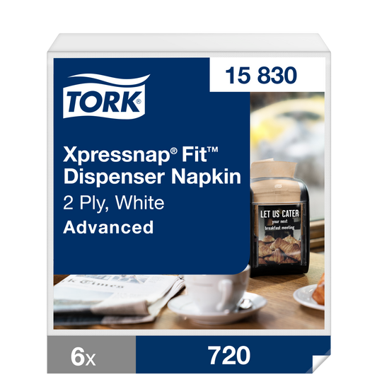 Tork Xpressnap Fit White Dispenser Napkin N14