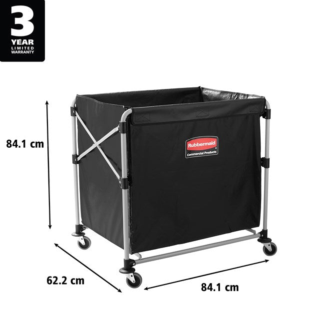 Rubbermaid Commercial Products X-Cart Folding Trolley on Wheels