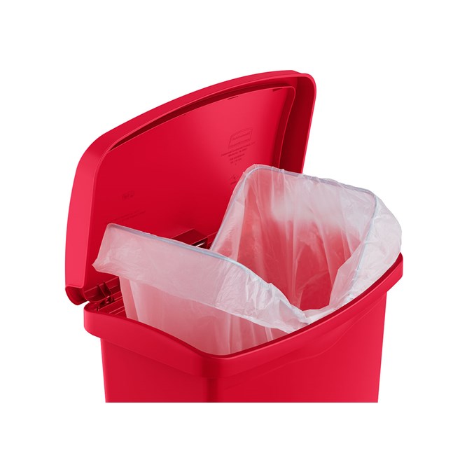 Rubbermaid Slim Jim Resin Front Step-On Pedal Bin