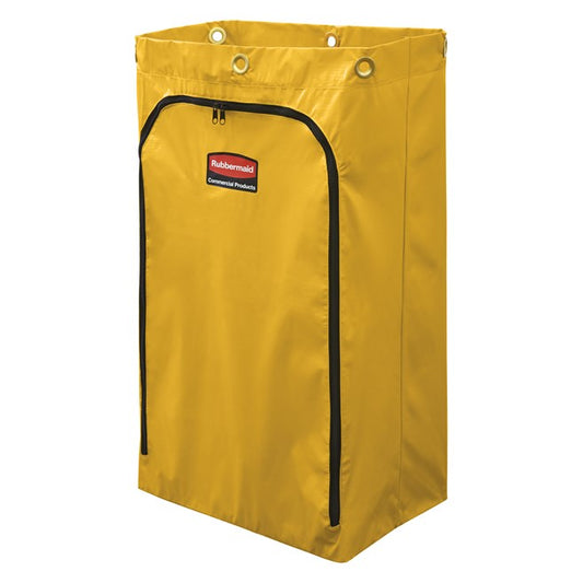 Rubbermaid 90 litre Janitorial Cleaning Cart Vinyl Bag - Traditional, Yellow