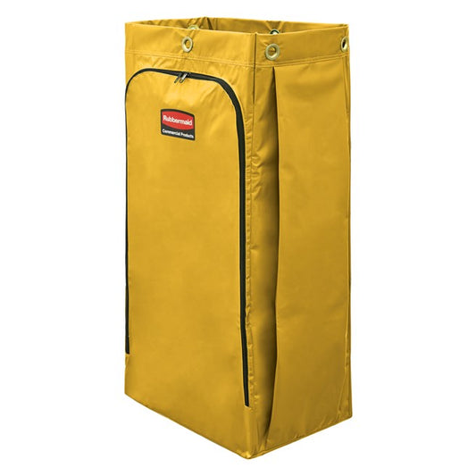 Rubbermaid 128 litre Vinyl Bag for High-Capacity Janitorial Cleaning Carts, Yellow