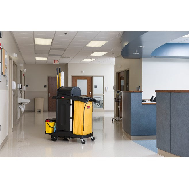 Rubbermaid 128 litre Vinyl Bag for High-Capacity Janitorial Cleaning Carts, Yellow