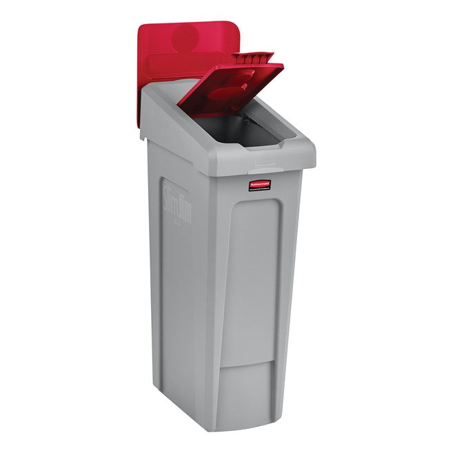 Rubbermaid Slim Jim Recycling Station Closed Lid