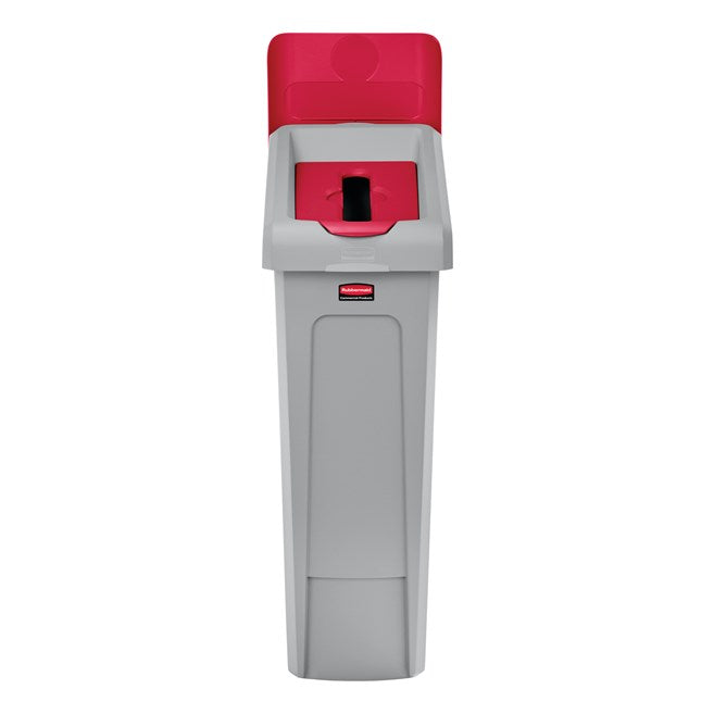 Rubbermaid Slim Jim Recycling Station Paper Slot Lid