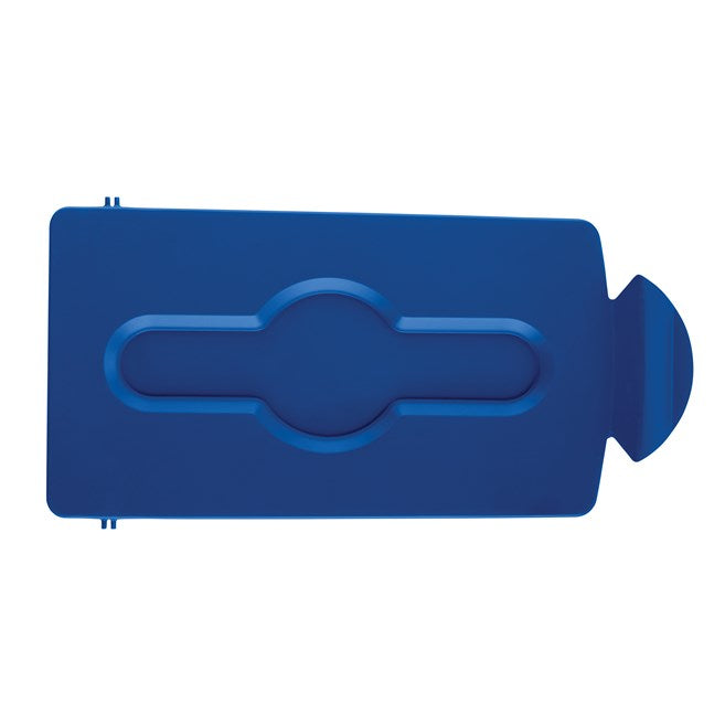 Rubbermaid Slim Jim Recycling Station Closed Lid