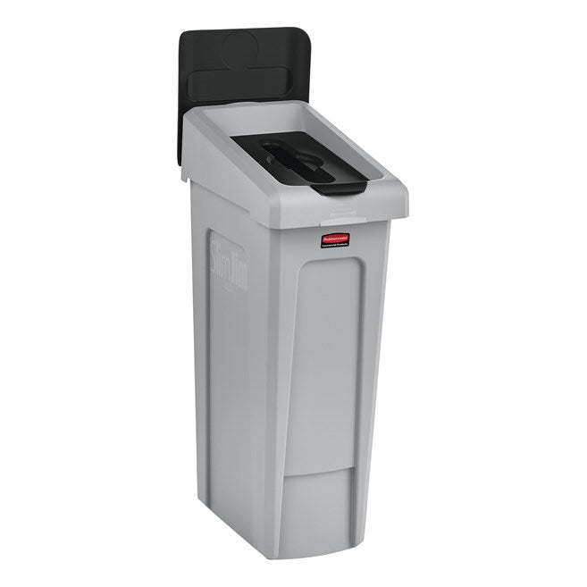 Rubbermaid Slim Jim Recycling Station Paper Slot Lid