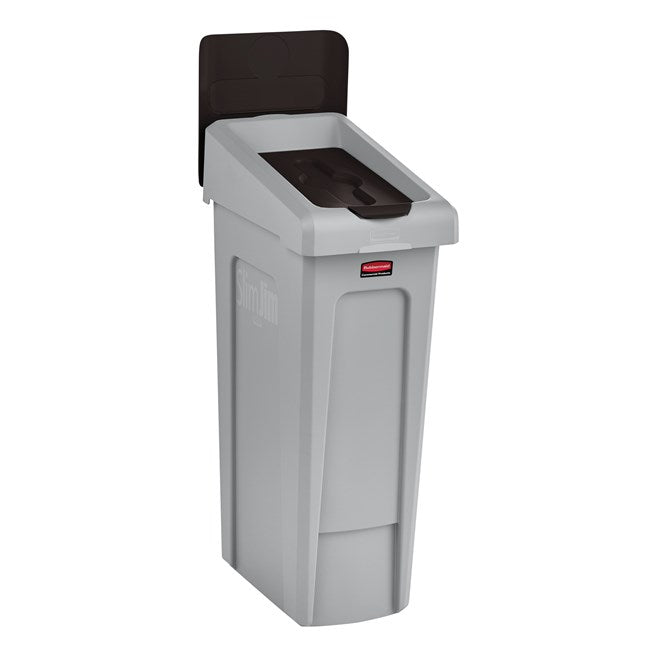 Rubbermaid Slim Jim Recycling Station Closed Lid