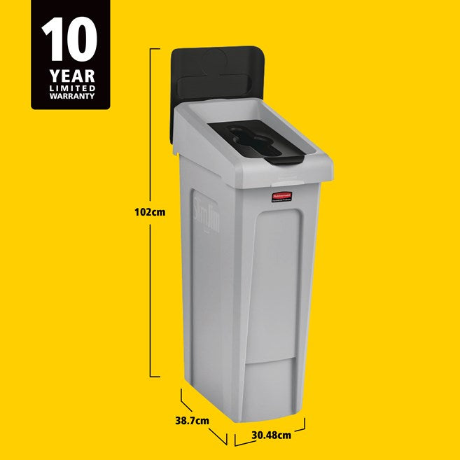 Rubbermaid Slim Jim Recycling Station Starter Kit