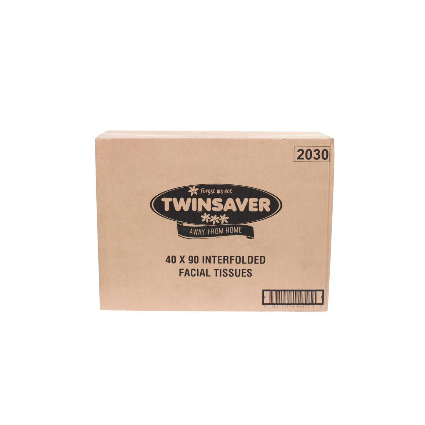 Twinsaver 2 Ply White Facial Tissue Box (40 Boxes of 90) (Code 2030)