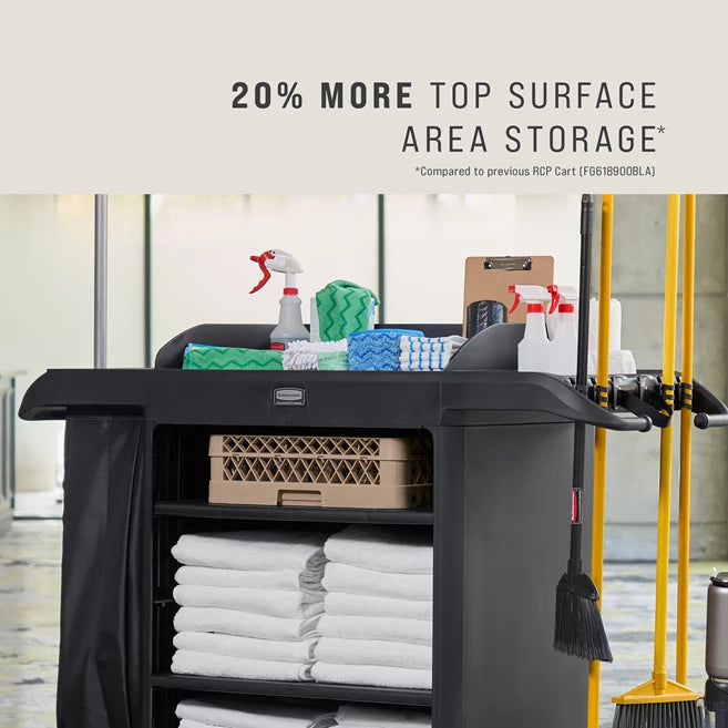 Rubbermaid Full Size Housekeeping Cart