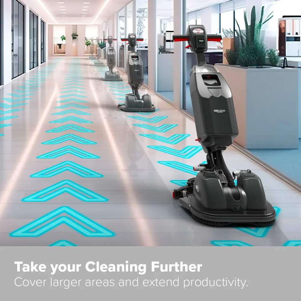 Numatic 440NXR Compact Scrubber Dryer (ReFlo Black)(Battery)